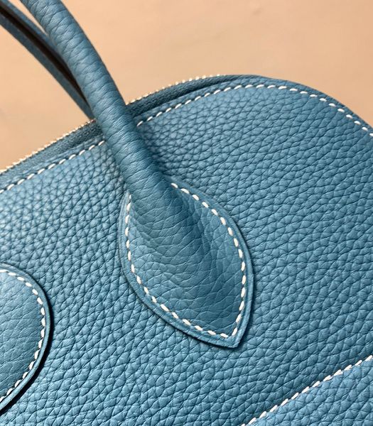 Hermes Bolide 1923 30cm Bag Denim Blue Imported Togo Leather