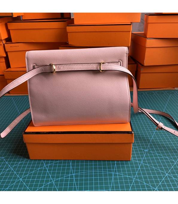 Hermes Kelly 22cm DanSe Pink Original Swift Leather Golden Metal Handbag