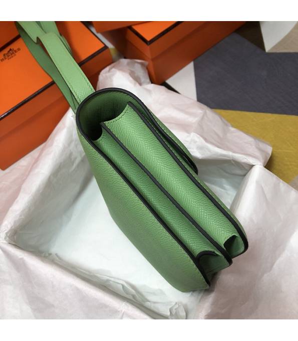 Hermes Constance 18cm Mini Bag Apple Green Original Palm Veins Leather Golden Metal
