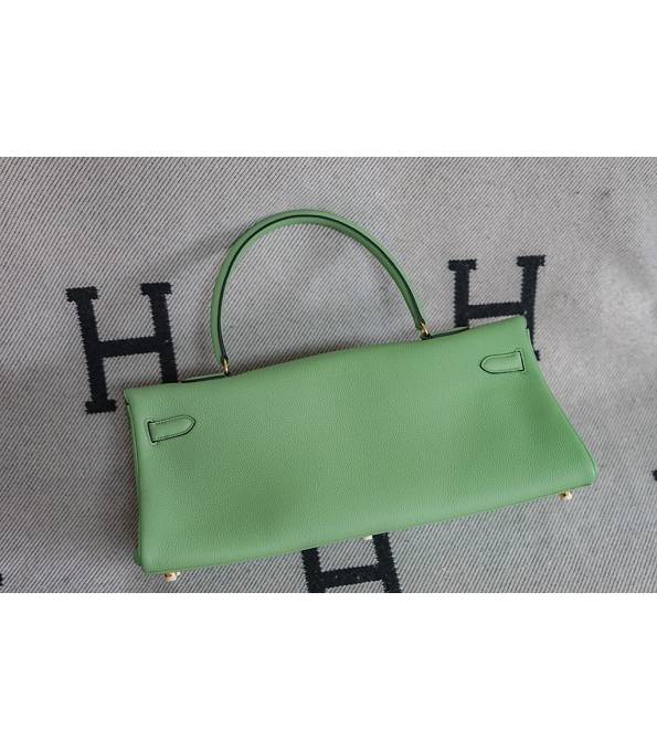 Hermes Kelly 42cm Bag Apple Green Original Swift Leather Golden Metal