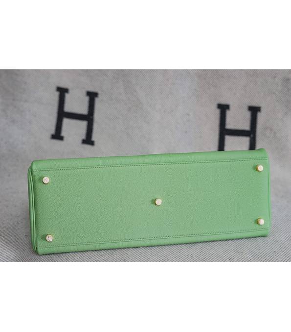 Hermes Kelly 42cm Bag Apple Green Original Swift Leather Golden Metal