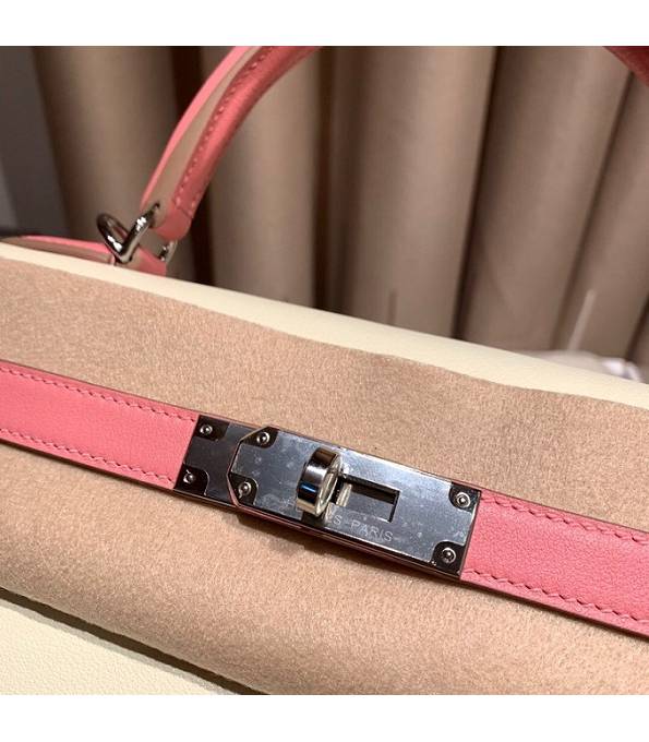 Hermes Birkin 25cm Bag White Original Swift Leather Silver Metal