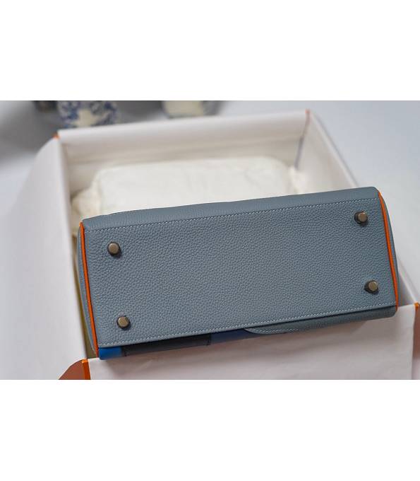 Hermes Kelly 28cm Bag Panda Colors Original Togo Leather Silver Metal