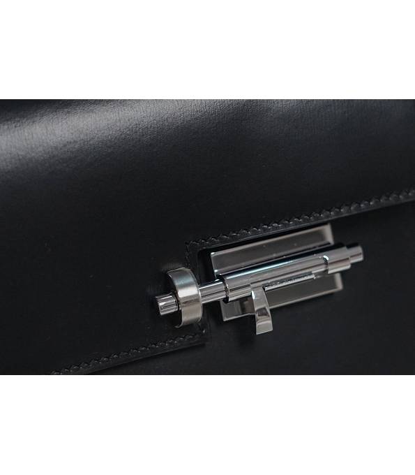 Hermes Verrou Chaine Mini Bag Black Original Box Leather Silver Metal