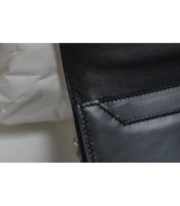Hermes Verrou Chaine Mini Bag Black Original Box Leather Silver Metal