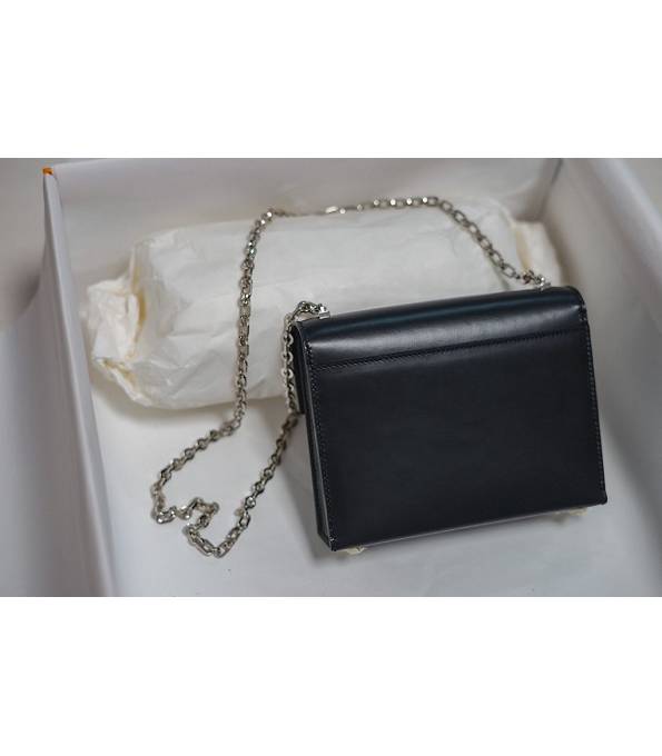 Hermes Verrou Chaine Mini Bag Black Original Box Leather Silver Metal