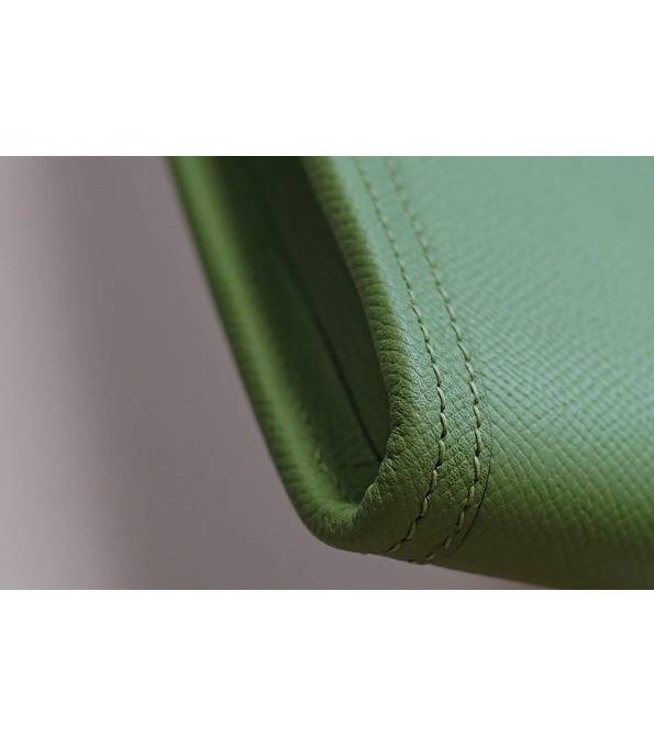 Hermes Jige Elan Apple Green Original Epsom Leather 29 Clutch