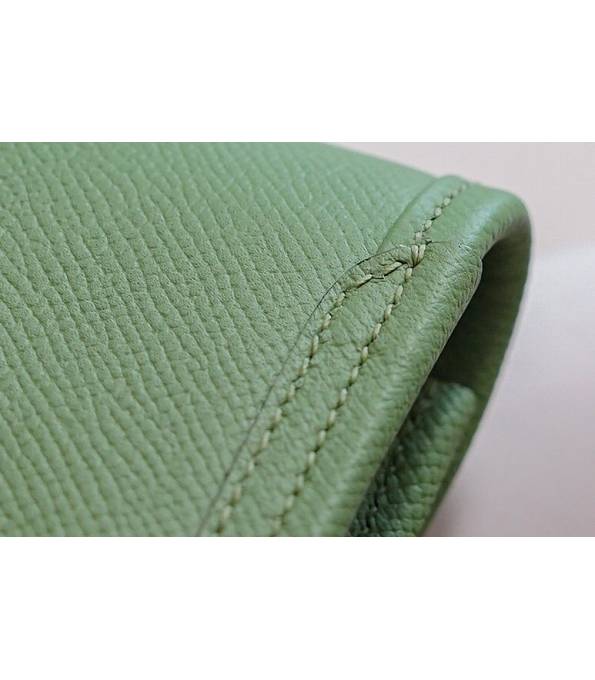 Hermes Jige Elan Apple Green Original Epsom Leather 29 Clutch