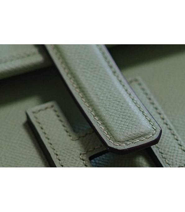 Hermes Jige Elan Apple Green Original Epsom Leather 29 Clutch