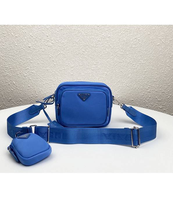 Prada Blue Original Nylon Camera Shoulder Bag