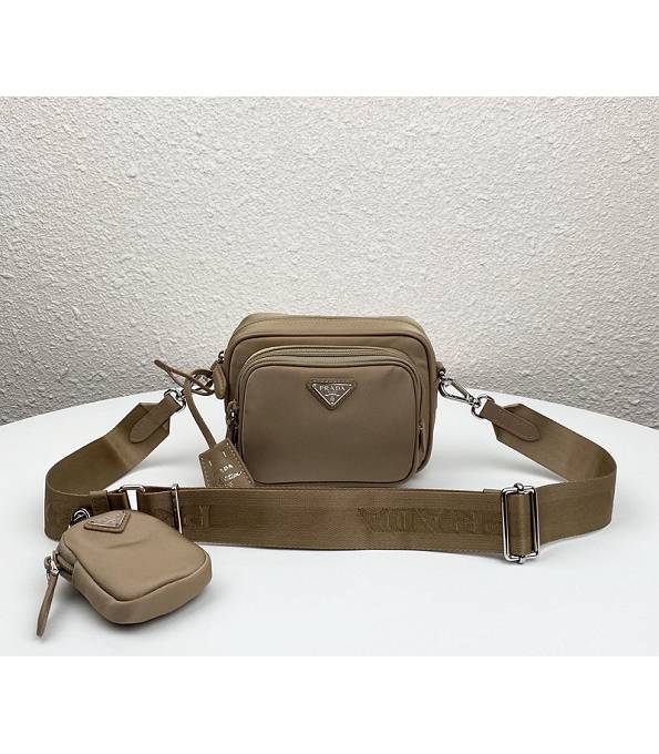 Prada Apricot Original Nylon Camera Shoulder Bag