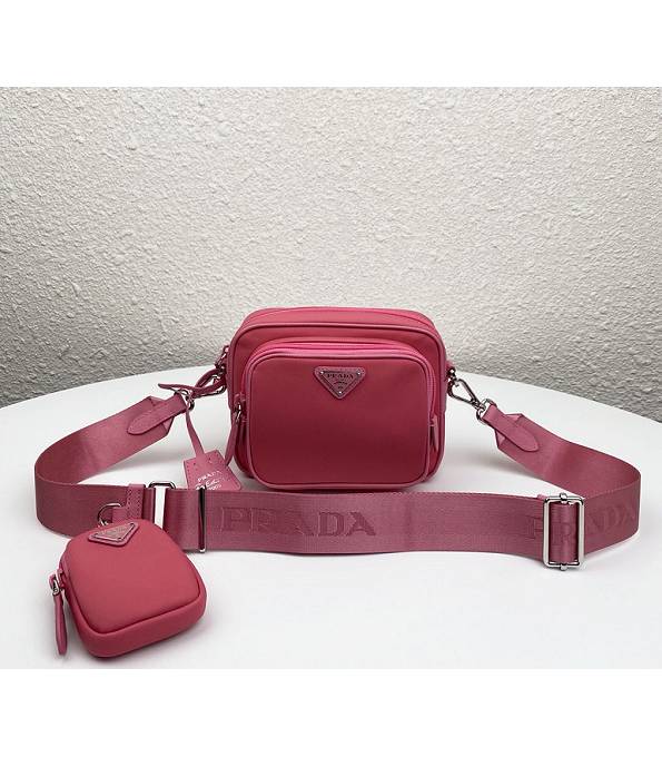 Prada Fuchsia Original Nylon Camera Shoulder Bag