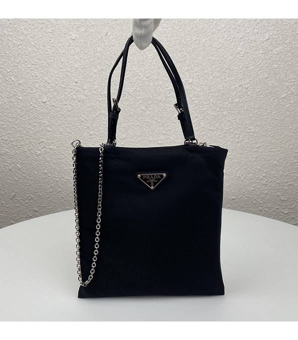 Prada Black Original Nylon Tote Shoulder Bag