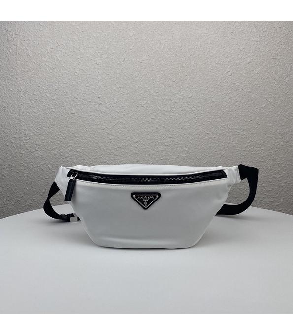 Prada White Original Nylon Belt Bag