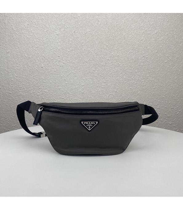 Prada Grey Original Nylon Belt Bag