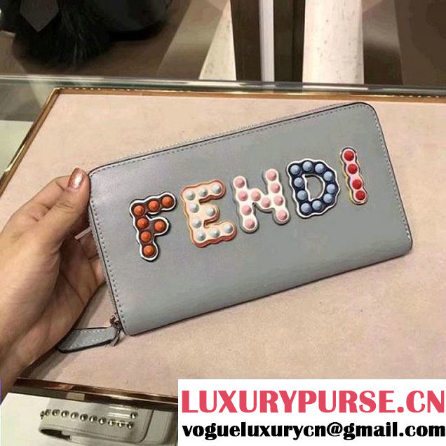 Fendi Fun Fair Flat Zip Around Wallet 2018 (BNK-8010328 )