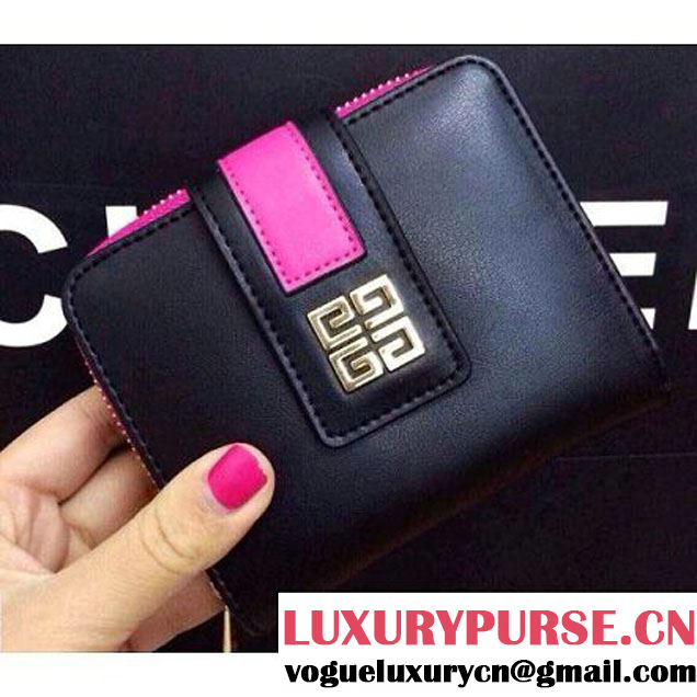 Givenchy Black Calfskin Leather Wallet (2b082-030918 )