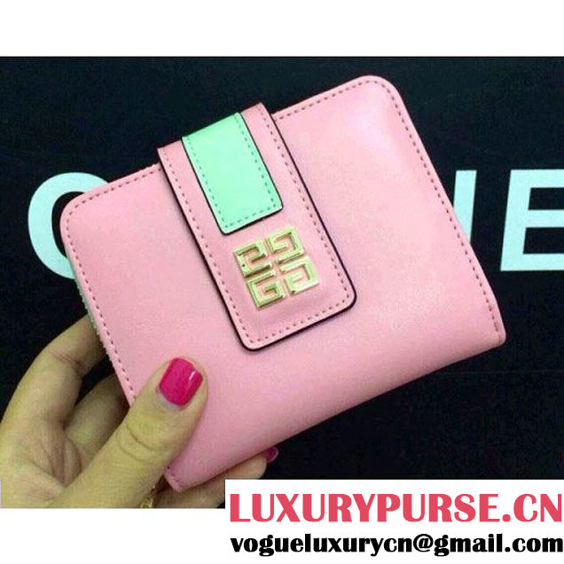 Givenchy Pink Calfskin Leather Wallet (2b082-030919 )