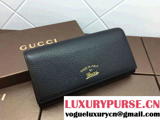 Gucci Classic Continental Wallet Black 2014