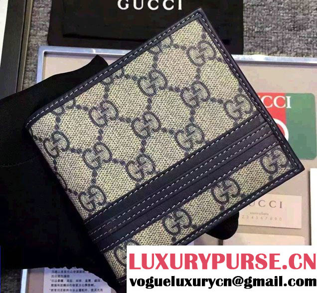 Gucci GG Supreme Canvas Web Wallet 138042 03