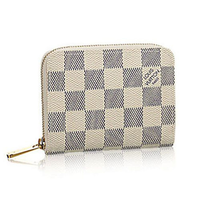 Louis Vuitton N63069 Zippy Coin Purse Damier Azur Canvas