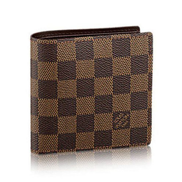 Louis Vuitton N61675 Marco Wallet Damier Ebene Canvas