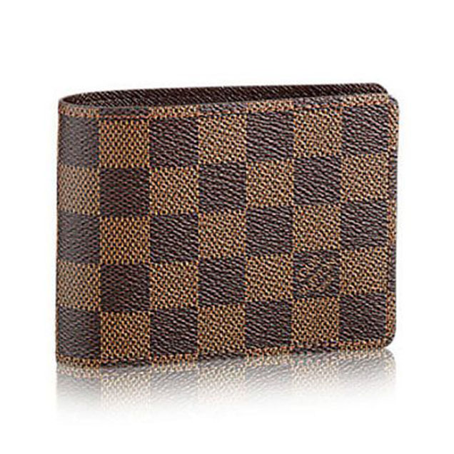 Louis Vuitton N60895 Multiple Wallet Damier Ebene Canvas