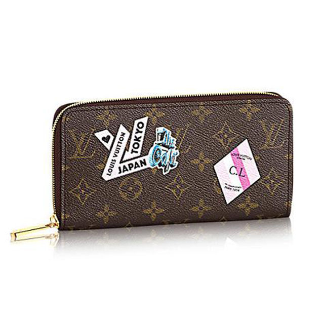 Louis Vuitton P00179 Zippy Wallet My World Tour Monogram Canvas