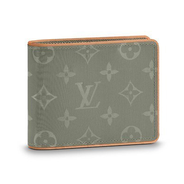 Louis Vuitton Multiple Wallet Monogram Titanium Canvas Fall Winter 2018 Collection M63297 Grey