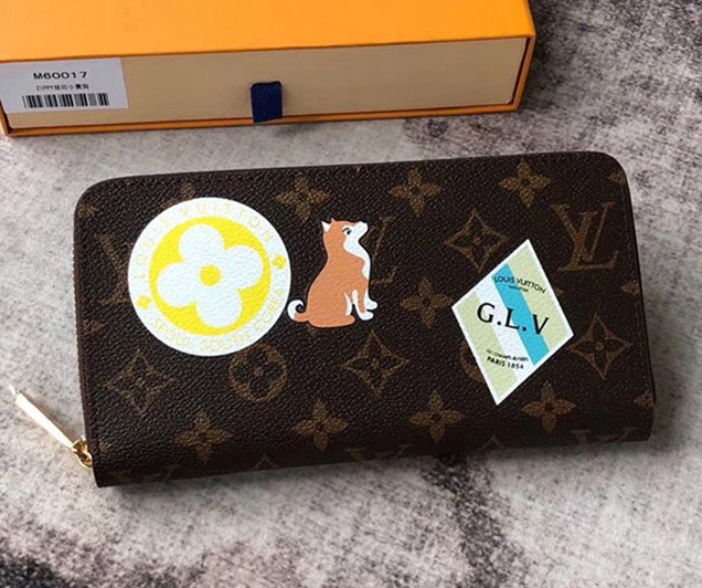 Louis Vuitton Zippy Wallet My LV World Tour M60017B Monogram Canvas