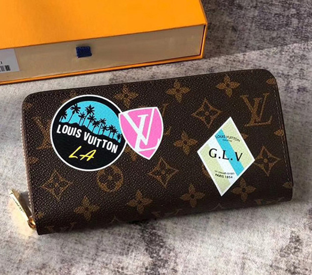 Louis Vuitton Zippy Wallet My LV World Tour M60017A Monogram Canvas