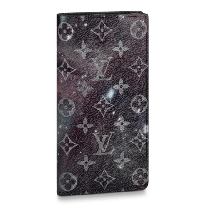 Louis Vuitton Brazza Wallet M63871 Monogram Galaxy Coated Canvas