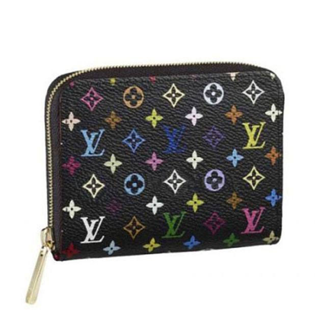 Louis Vuitton M93740 Zippy Coin Purse Monogram Multicolore Canvas