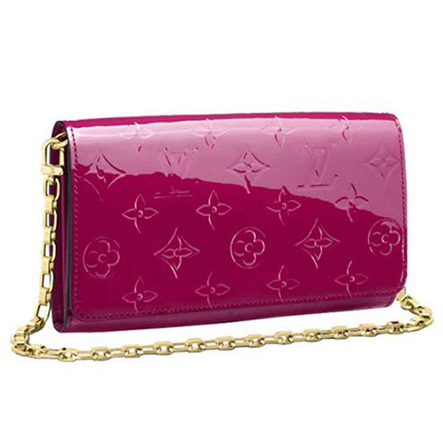 Louis Vuitton M90087 Chain Wallet Monogram Vernis