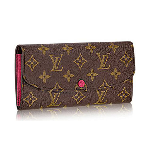 Louis Vuitton M41943 Emilie Wallet Monogram Canvas