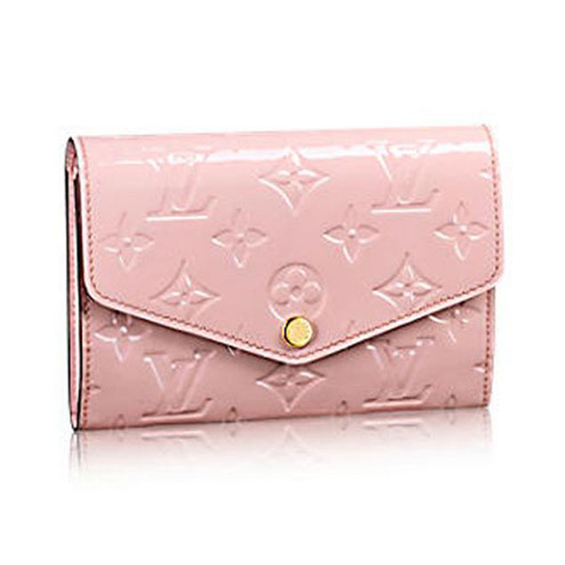 Louis Vuitton M90926 Sarah Compact Wallet Monogram Vernis