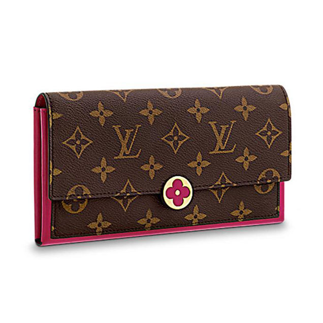 Louis Vuitton Monogram Canvas Flore Wallet M64585