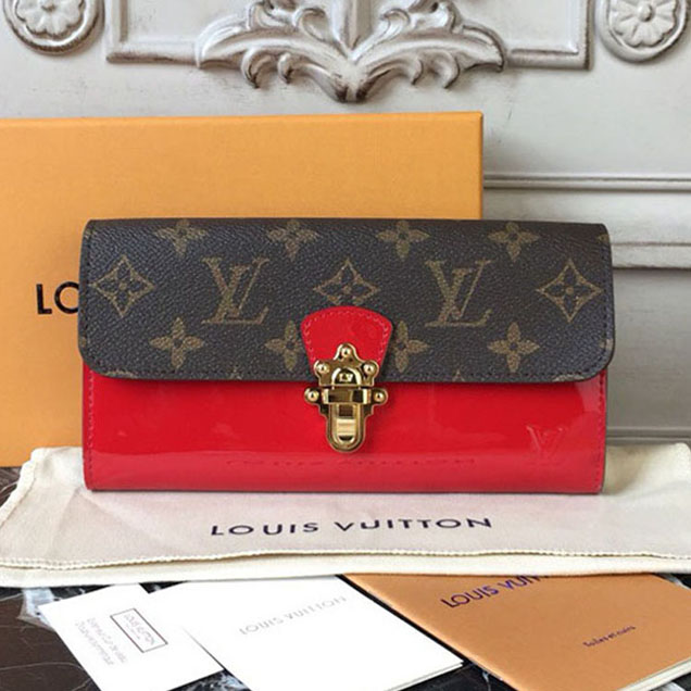 Louis Vuitton Cherrywood Wallet M61719 Red 2018