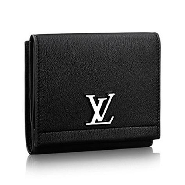 Louis Vuitton Lockme II Compact Wallet M64309 Taurillon Leather