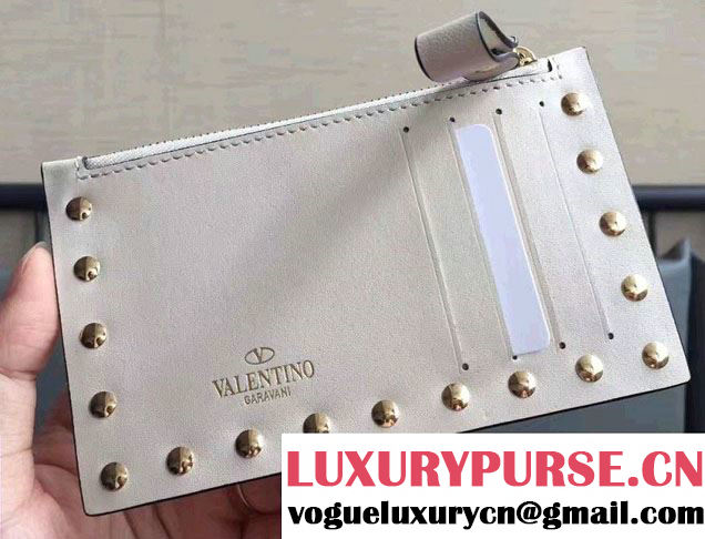 Valentino Rockstud Coin Purse And Card Case