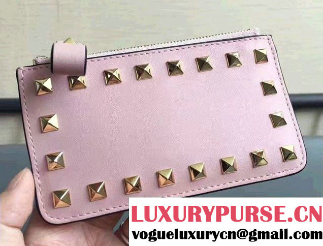 Valentino Rockstud Coin Purse And Key Case