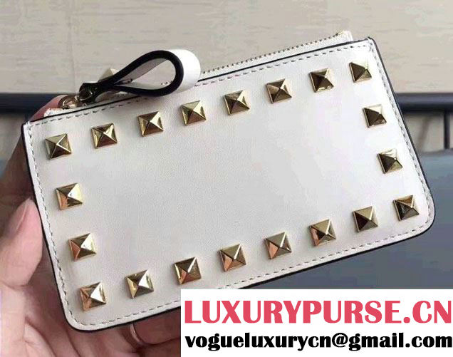 Valentino Rockstud Coin Purse And Key Case